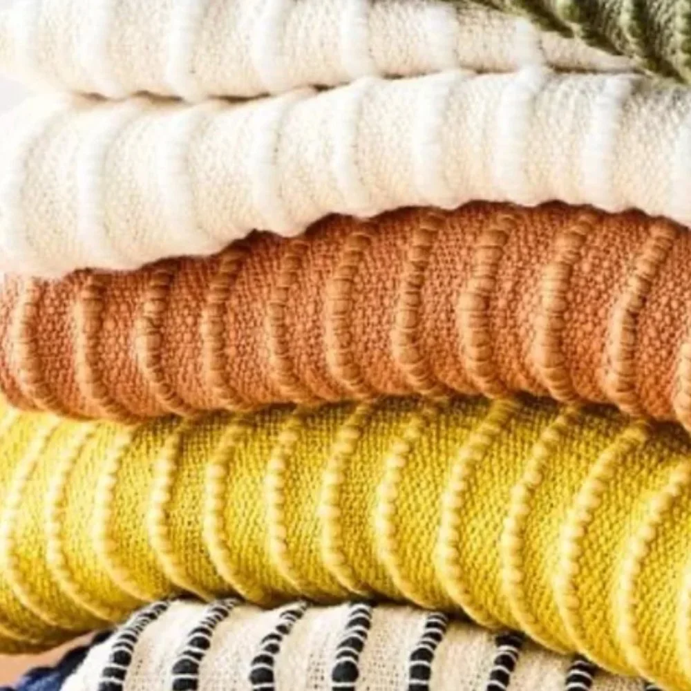 West Elm Soft corded throw